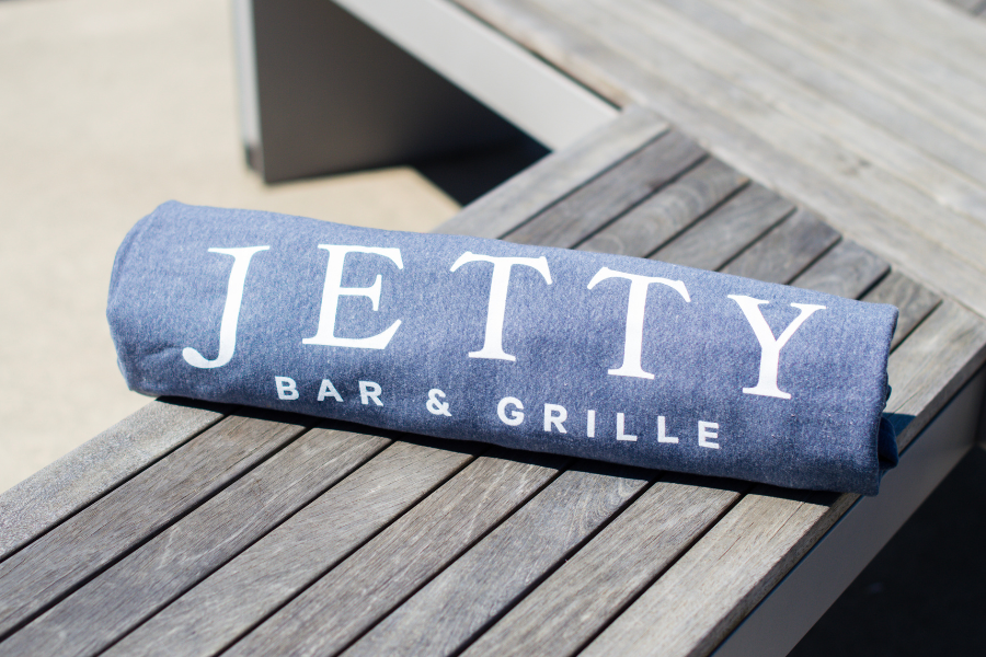 jetty bar & grille blanket $49