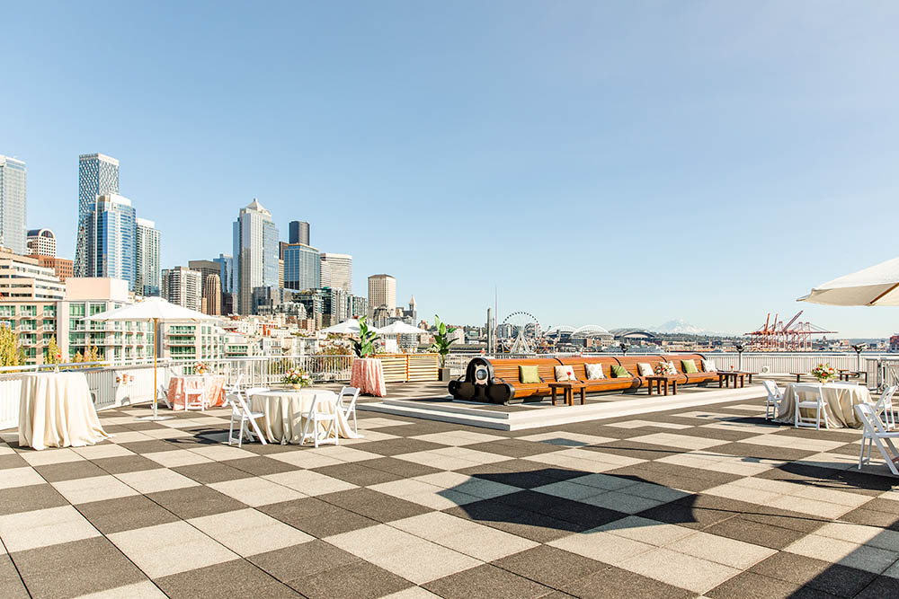 promo   cudkort gallery bell harbor rooftop reception city water views