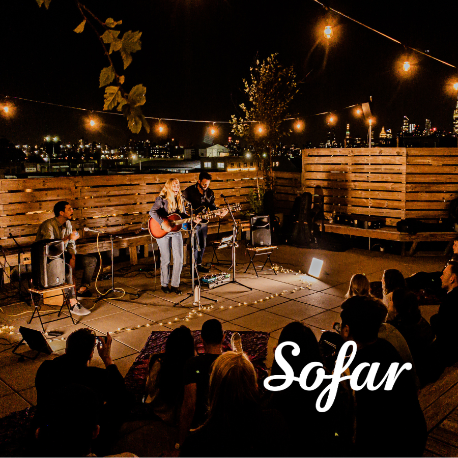 sofar sounds live music on the rooftop